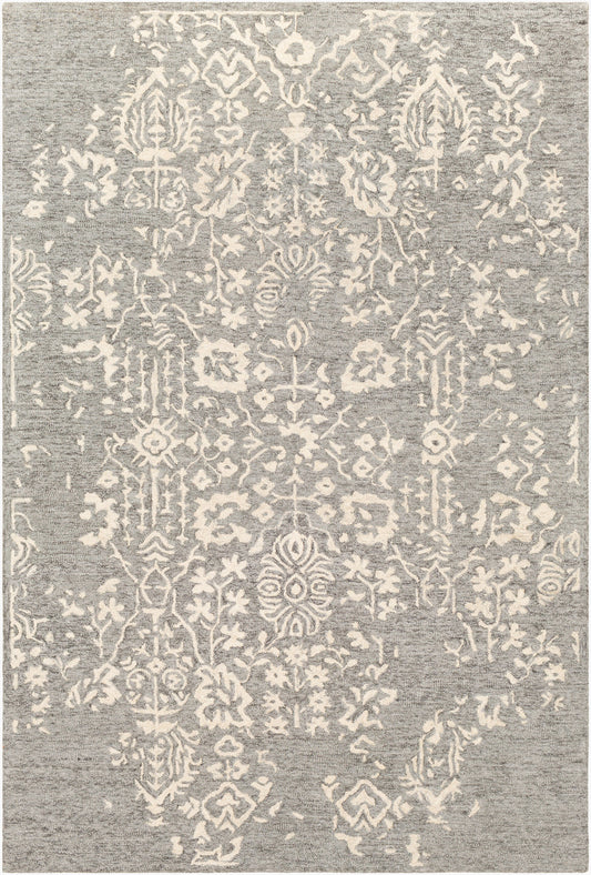 Alfombra de lana hecha a mano Granada GND-2312 de 2,7 x 3,6 m
