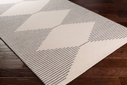 Alfombra decorativa de lana hecha a mano Granada GND-2332 de 2' x 3'