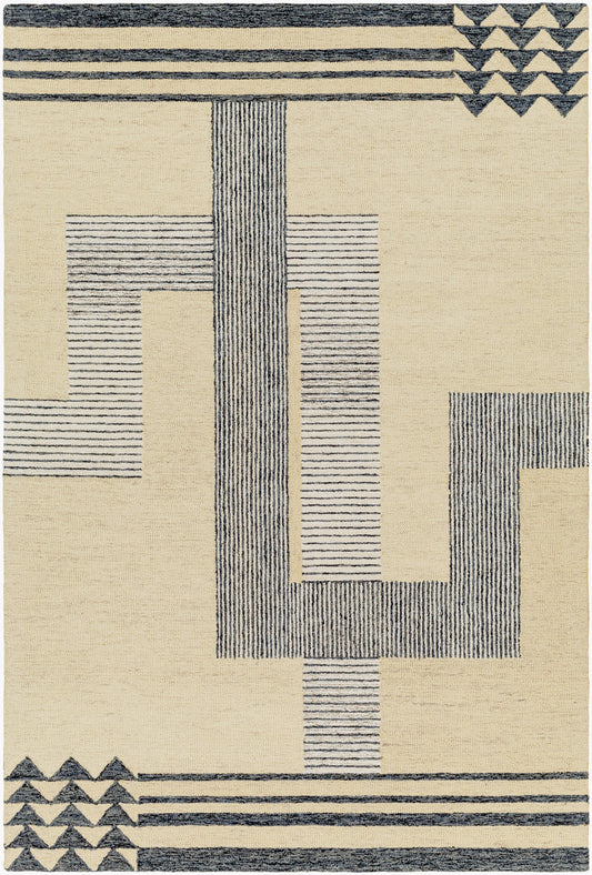 Granada GND-2343 2' x 3' Handmade Wool Accent Rug