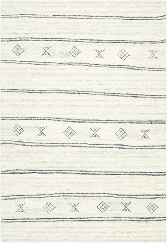 Alfombra decorativa de lana hecha a mano Granada GND-2351 de 2' x 3'