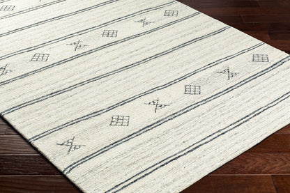 Alfombra decorativa de lana hecha a mano Granada GND-2351 de 2' x 3'