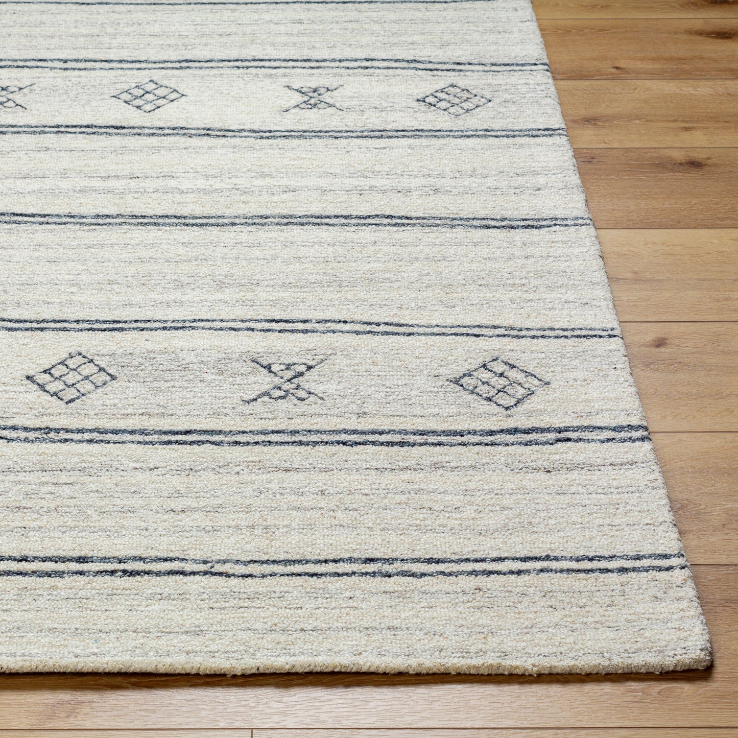 Alfombra decorativa de lana hecha a mano Granada GND-2351 de 2' x 3'
