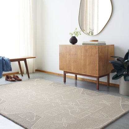 Alfombra de lana hecha a mano Granada GND-2352 de 2,7 x 3,6 m