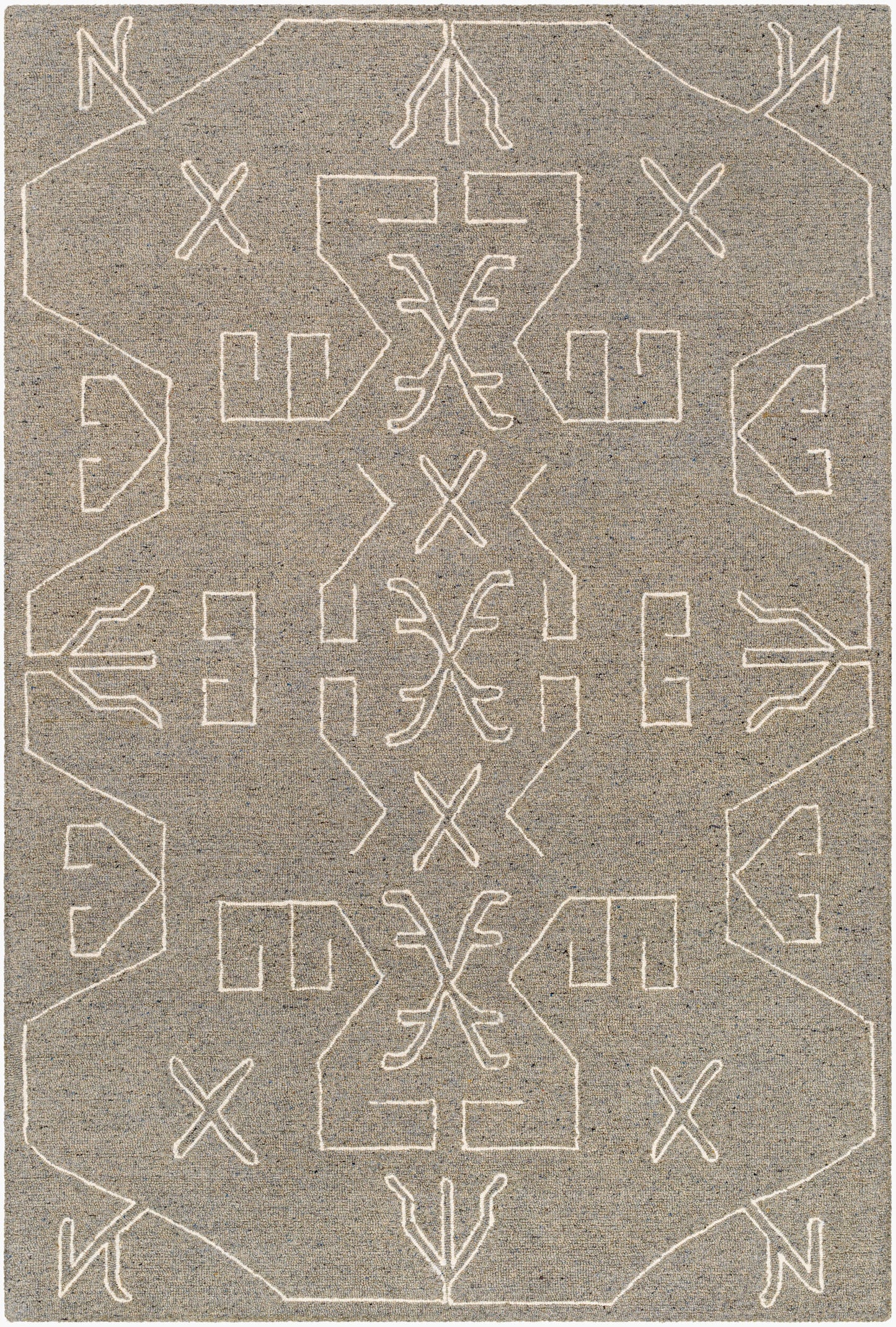 Granada GND-2353 2' x 3' Handmade Wool Accent Rug