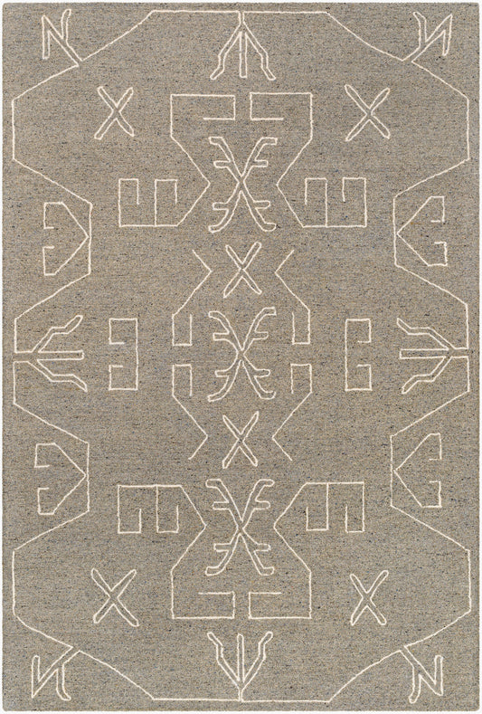 Granada GND-2353 2' x 3' Handmade Wool Accent Rug