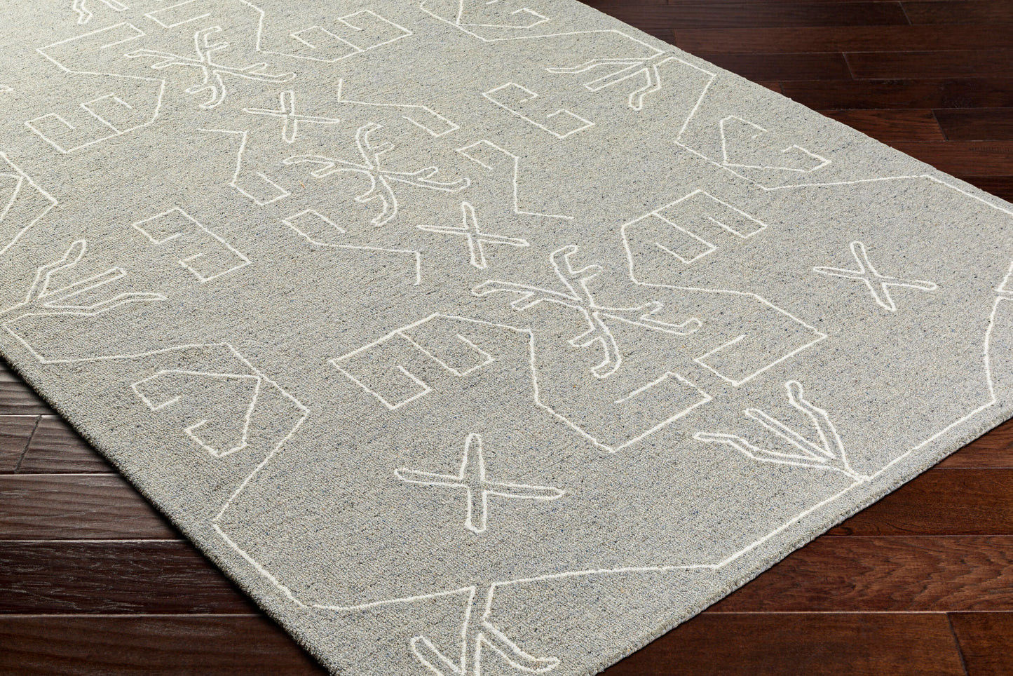 Granada GND-2353 2' x 3' Handmade Wool Accent Rug