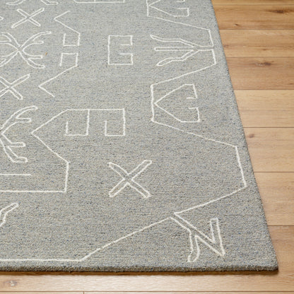 Granada GND-2353 2' x 3' Handmade Wool Accent Rug