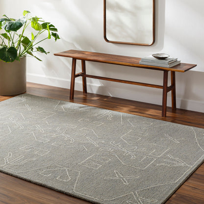 Granada GND-2353 2' x 3' Handmade Wool Accent Rug