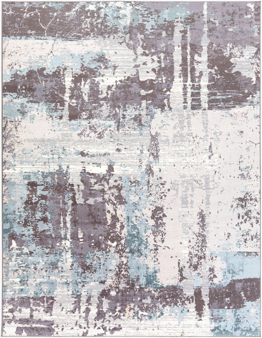 Alfombra decorativa tejida a máquina Genesis GNS-2301 de 2' x 3'