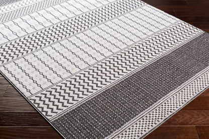 Alfombra decorativa tejida a máquina Genesis GNS-2309 de 2' x 3'