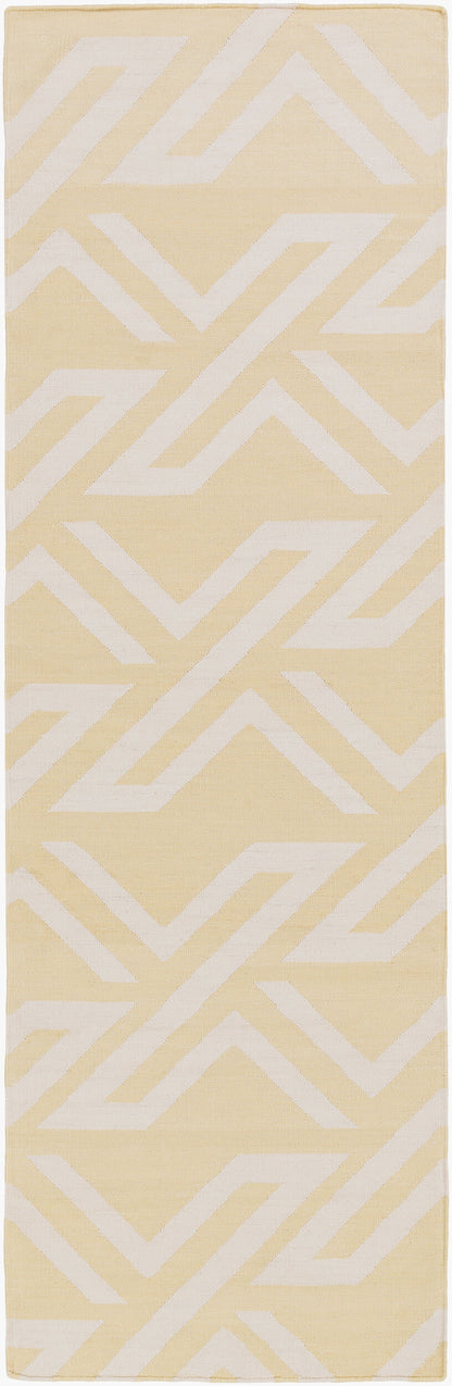 Galvany GVY-3012 8ft Runner Handmade Faux Silk Runner Rug