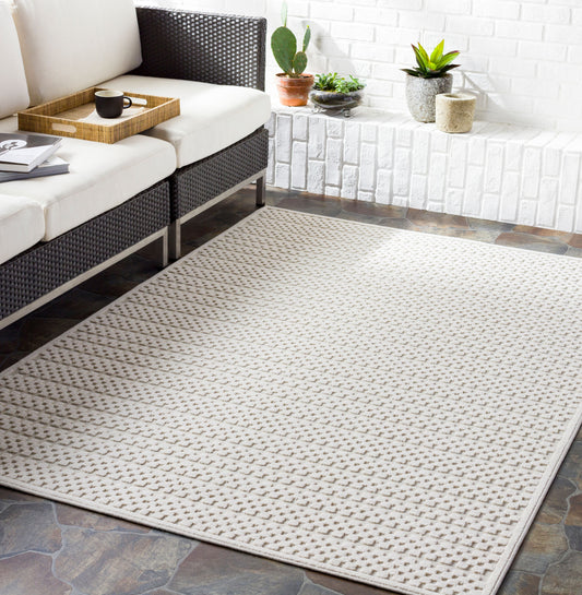 Alfombra Greenwich GWC-2301 de 1,52 m x 2,13 m, tejida a máquina, para interior y exterior