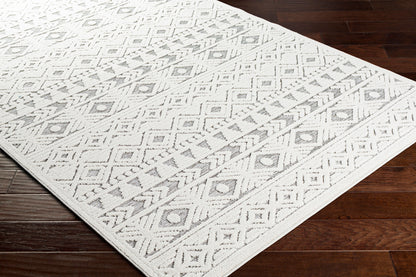 Alfombra decorativa para interior y exterior Greenwich GWC-2306, 2' x 3', tejida a máquina