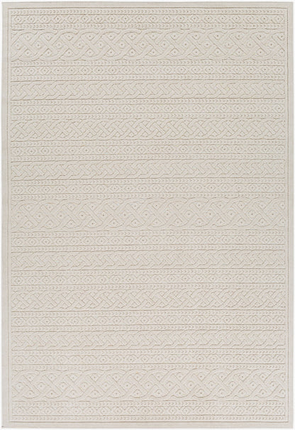 Alfombra decorativa para interior y exterior Greenwich GWC-2315 de 2' x 3', tejida a máquina