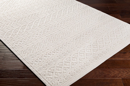 Alfombra decorativa para interior y exterior Greenwich GWC-2315 de 2' x 3', tejida a máquina