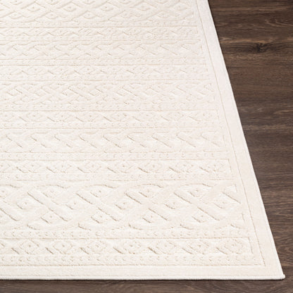 Alfombra decorativa para interior y exterior Greenwich GWC-2315 de 2' x 3', tejida a máquina