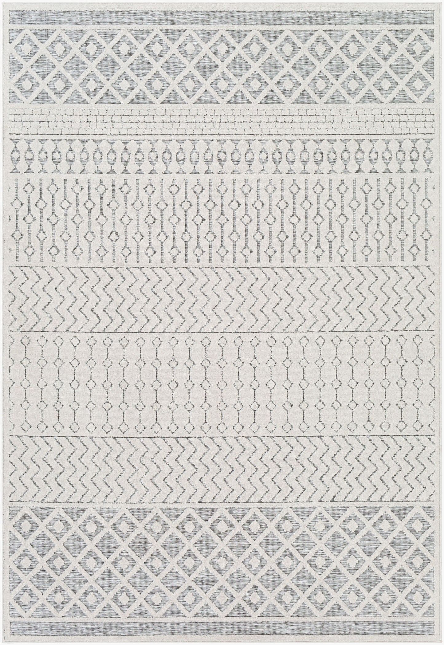 Greenwich GWC-2318 5' x 7' Machine Woven Indoor/Outdoor Area Rug