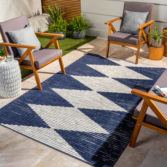 Greenwich GWC-2324 2' x 3' Machine Woven Indoor/Outdoor Accent Rug