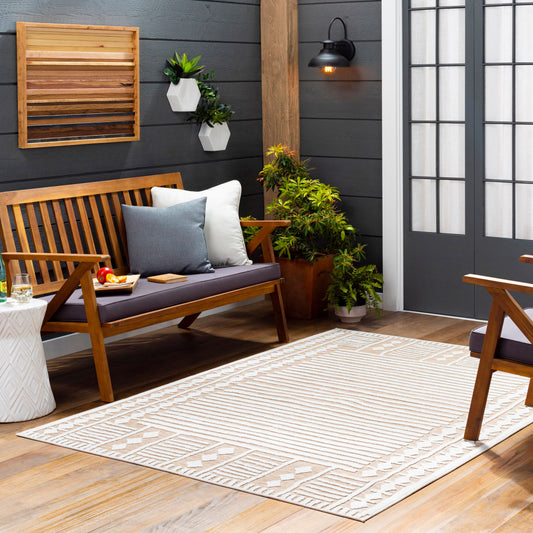Greenwich GWC-2331 2' x 3' Machine Woven Indoor/Outdoor Accent Rug