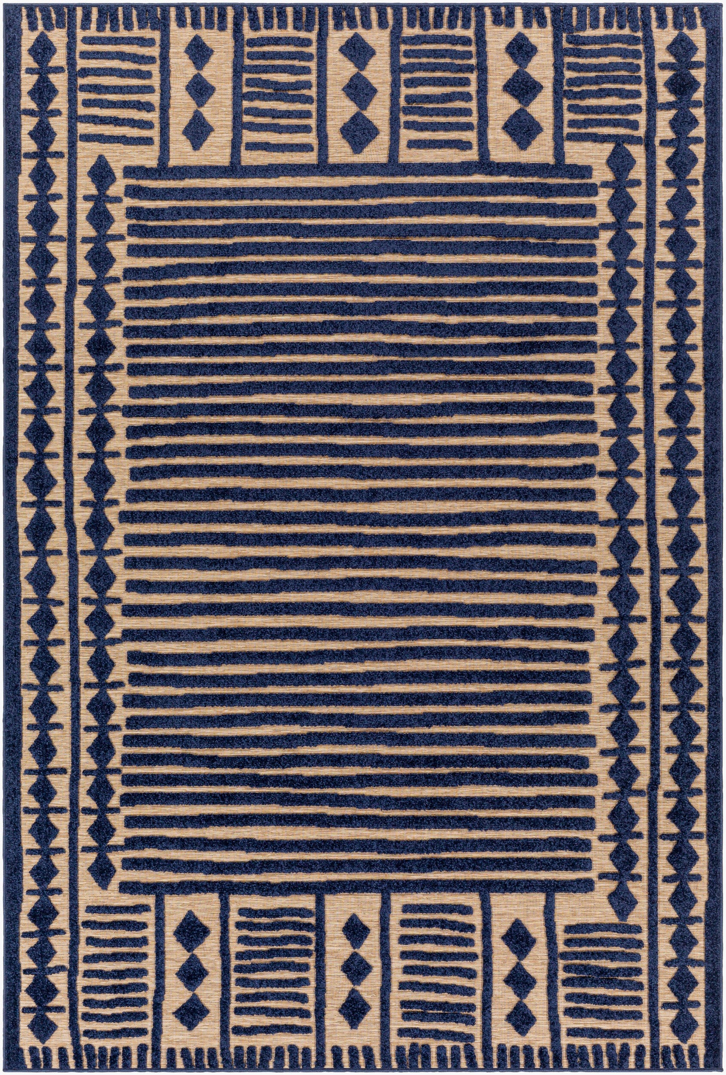 Alfombra Greenwich GWC-2333 de 1,83 m x 2,74 m, tejida a máquina, para interior y exterior