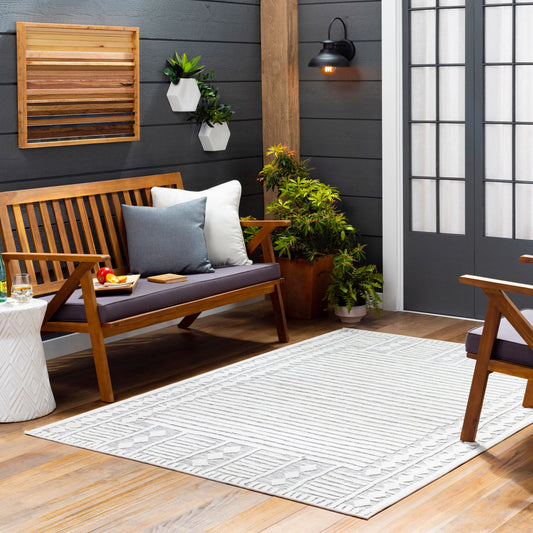 Greenwich GWC-2334 5' x 7' Machine Woven Indoor/Outdoor Area Rug