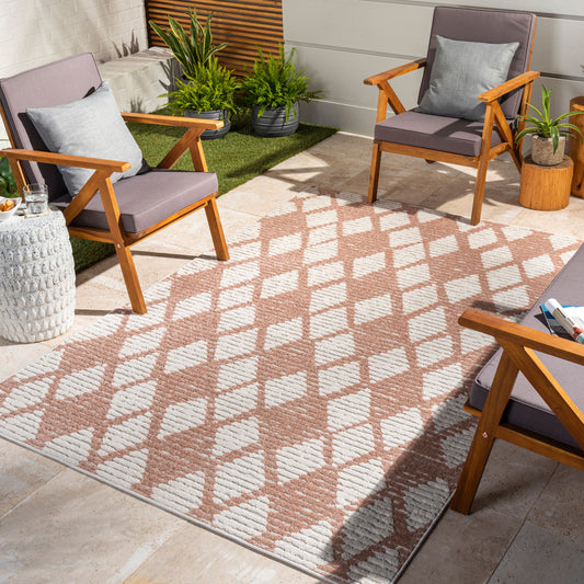 Greenwich GWC-2340 2' x 3' Machine Woven Indoor/Outdoor Accent Rug