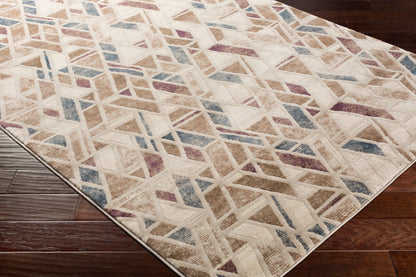 Alfombra decorativa tejida a máquina Cash HAC-2301 de 2' x 3'