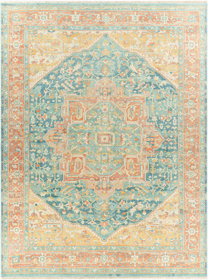 Hamadan HAM-2300 Alfombra de área hecha a mano de 9' x 12'