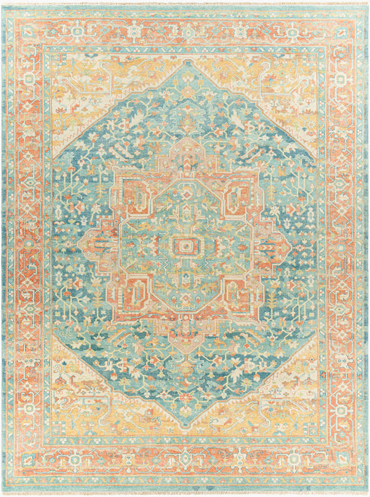 Hamadan HAM-2300 Alfombra de área hecha a mano de 9' x 12'