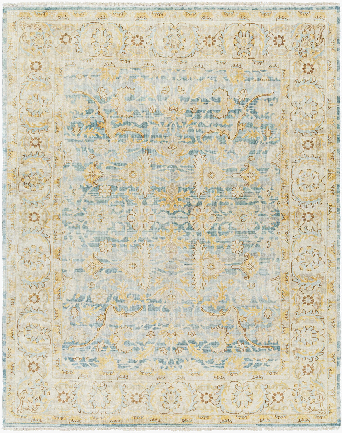 Hamadan HAM-2305 Hand Knotted Rug