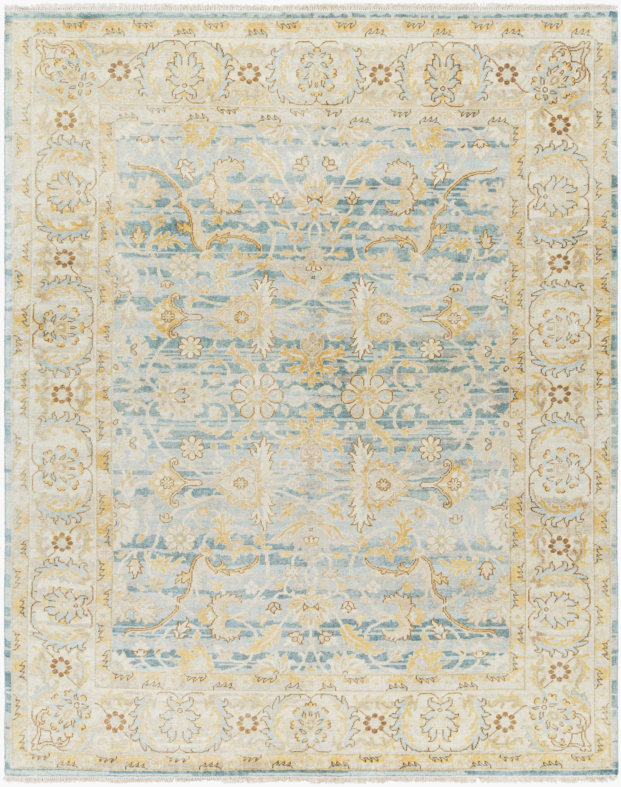 Hamadan HAM-2305 Hand Knotted Rug