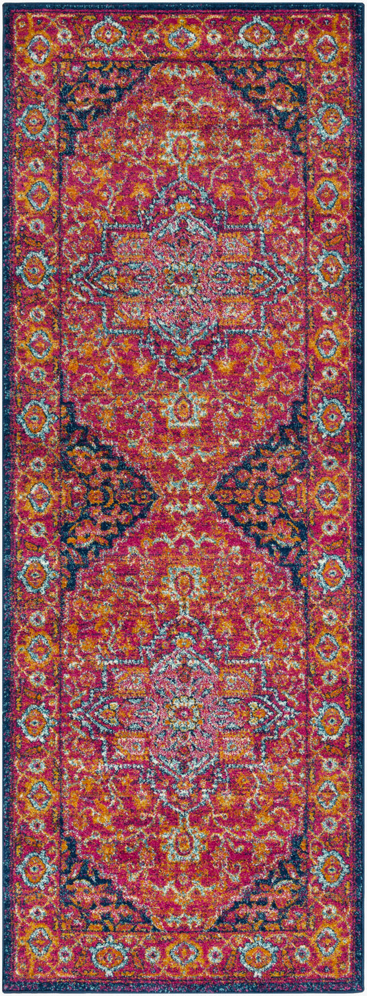 Harput HAP-1009 7ft Runner Machine Woven Runner Rug