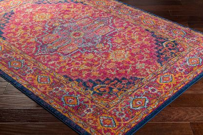 Harput HAP-1009 5ft Round Machine Woven Area Rug