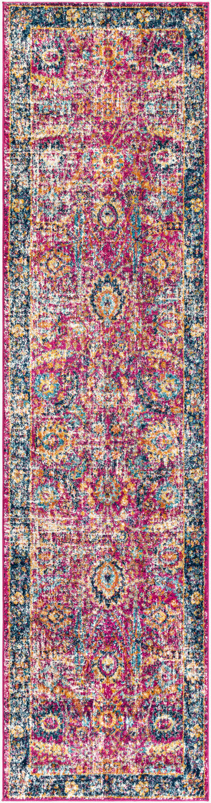 Harput HAP-1013 12ft Runner Machine Woven Runner Rug