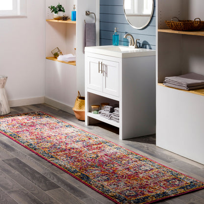 Harput HAP-1013 12ft Runner Machine Woven Runner Rug