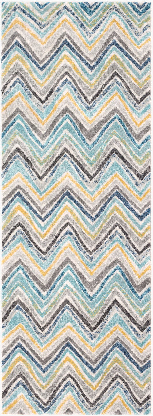 Harput HAP-1027 7ft Runner Machine Woven Runner Rug
