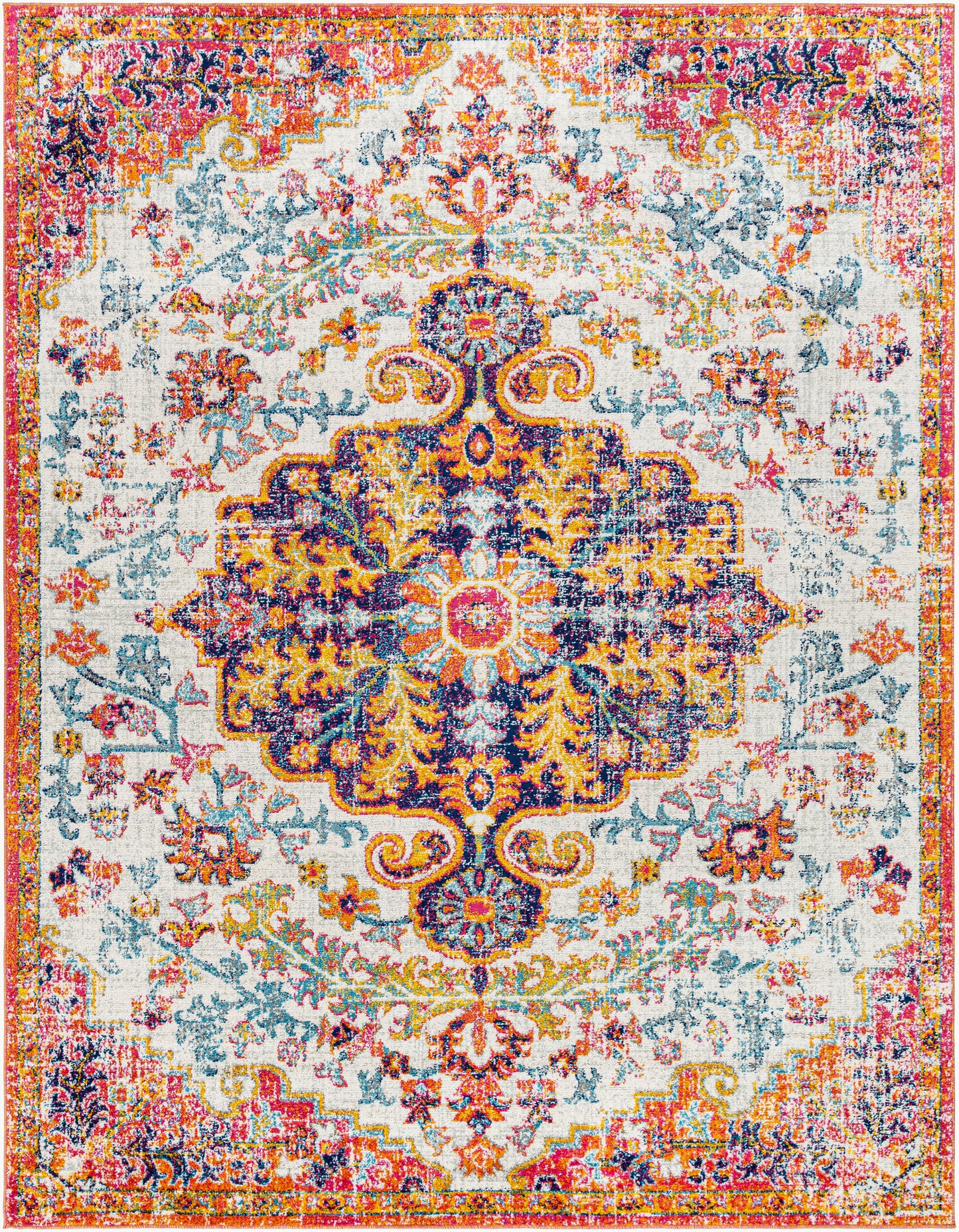 Alfombra tejida a máquina Harput HAP-1066 de 8' x 10'