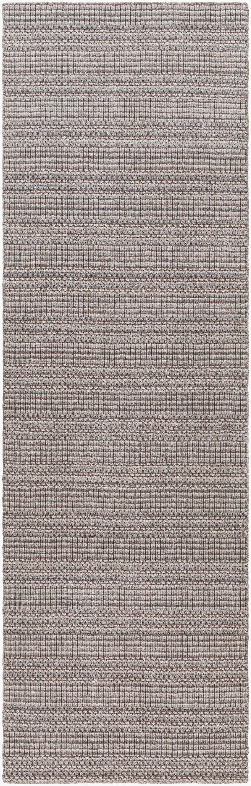 Hickory HCK-2304 8ft Runner Handmade Recyled Runner Rug