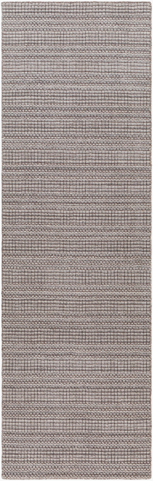 Hickory HCK-2304 8ft Runner Handmade Recyled Runner Rug