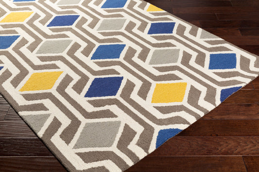 Hilda HDA-2385 2' x 3' Handmade Wool Accent Rug