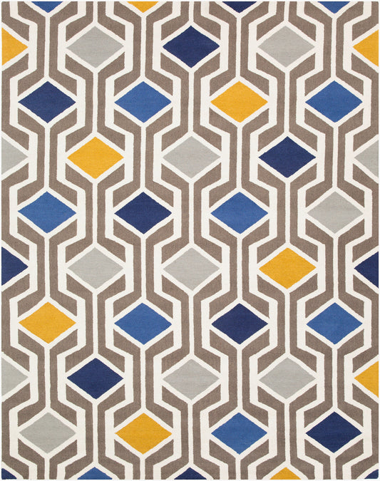 Alfombra de lana hecha a mano Hilda HDA-2385 de 8' x 11'