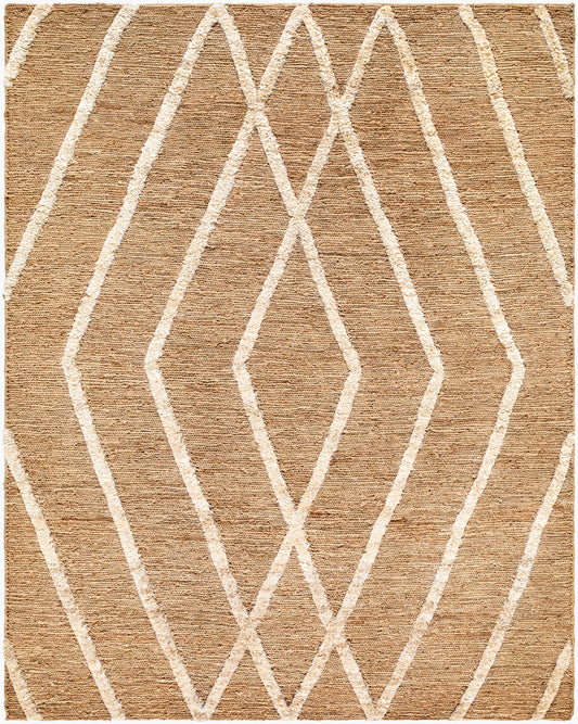 Alfombra de yute hecha a mano Hadley HDE-2300 de 8' x 10'