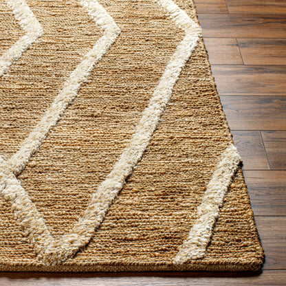 Hadley HDE-2300 2' x 3' Handmade Jute Accent Rug