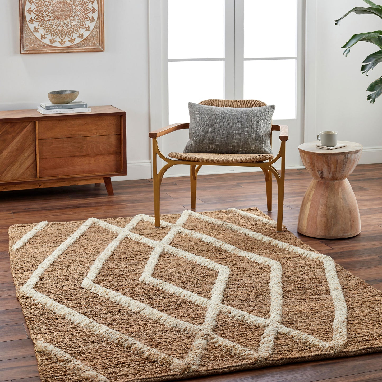 Hadley HDE-2300 8' x 10' Handmade Jute Area Rug
