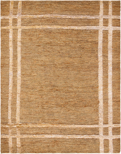 Alfombra de yute hecha a mano Hadley HDE-2302 de 8' x 10'