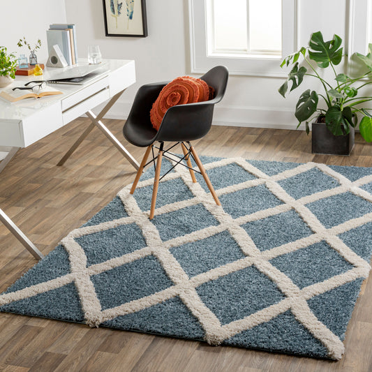 Alfombra tejida a máquina Hudson Shag HDS-2301 de 1,52 m x 2,13 m