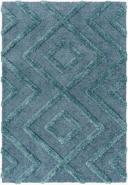 Alfombra tejida a máquina Hudson Shag HDS-2302 de 2,7 x 3,6 m