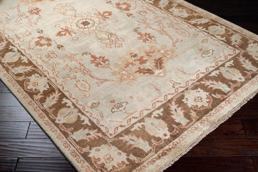 Hillcrest HIL-9000 2' x 3' Handmade Wool Accent Rug
