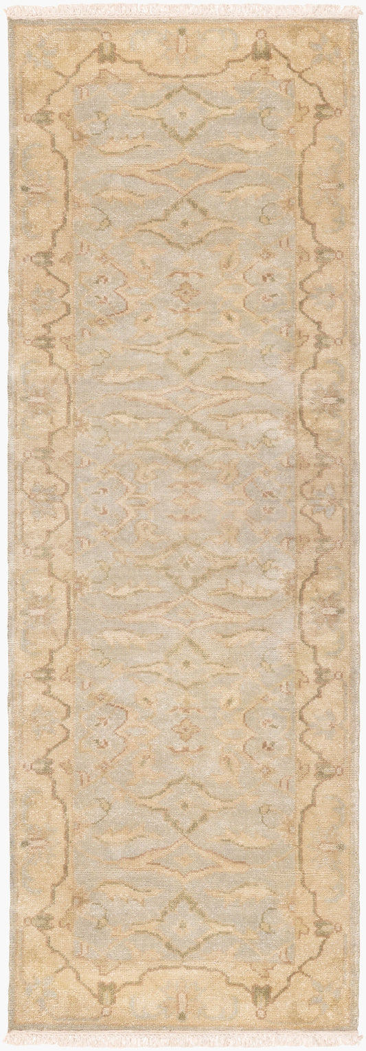 Hillcrest HIL-9010 8ft Runner Handmade Wool Runner Rug