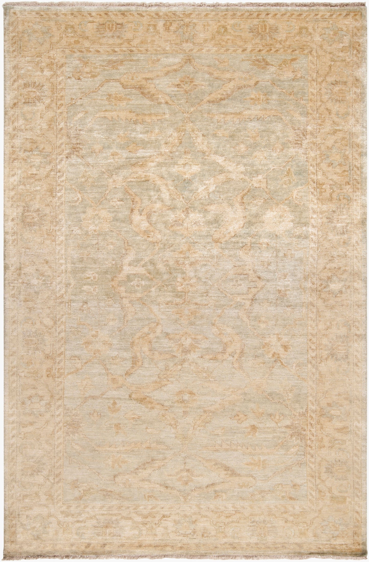 Alfombra de lana hecha a mano Hillcrest HIL-9010 de 8' x 10'
